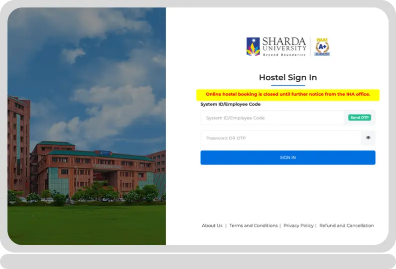 Hostel Booking Site