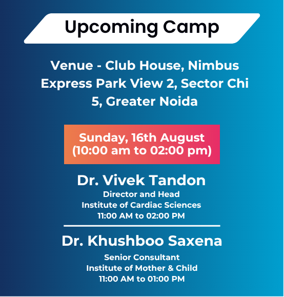Venue - Club House, Nimbus Express Park View 2, Sector Chi 5, Greater Noida, Sunday, 16th August 10:00 am to 02:00 pm