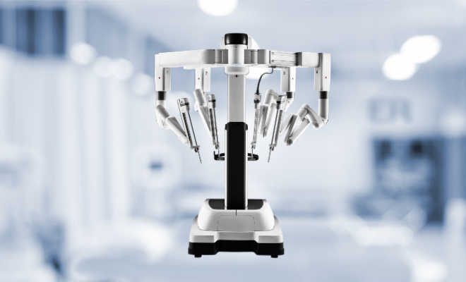 Da Vinci Xi Robotic Surgery machine at ShardaCare - Healthcity