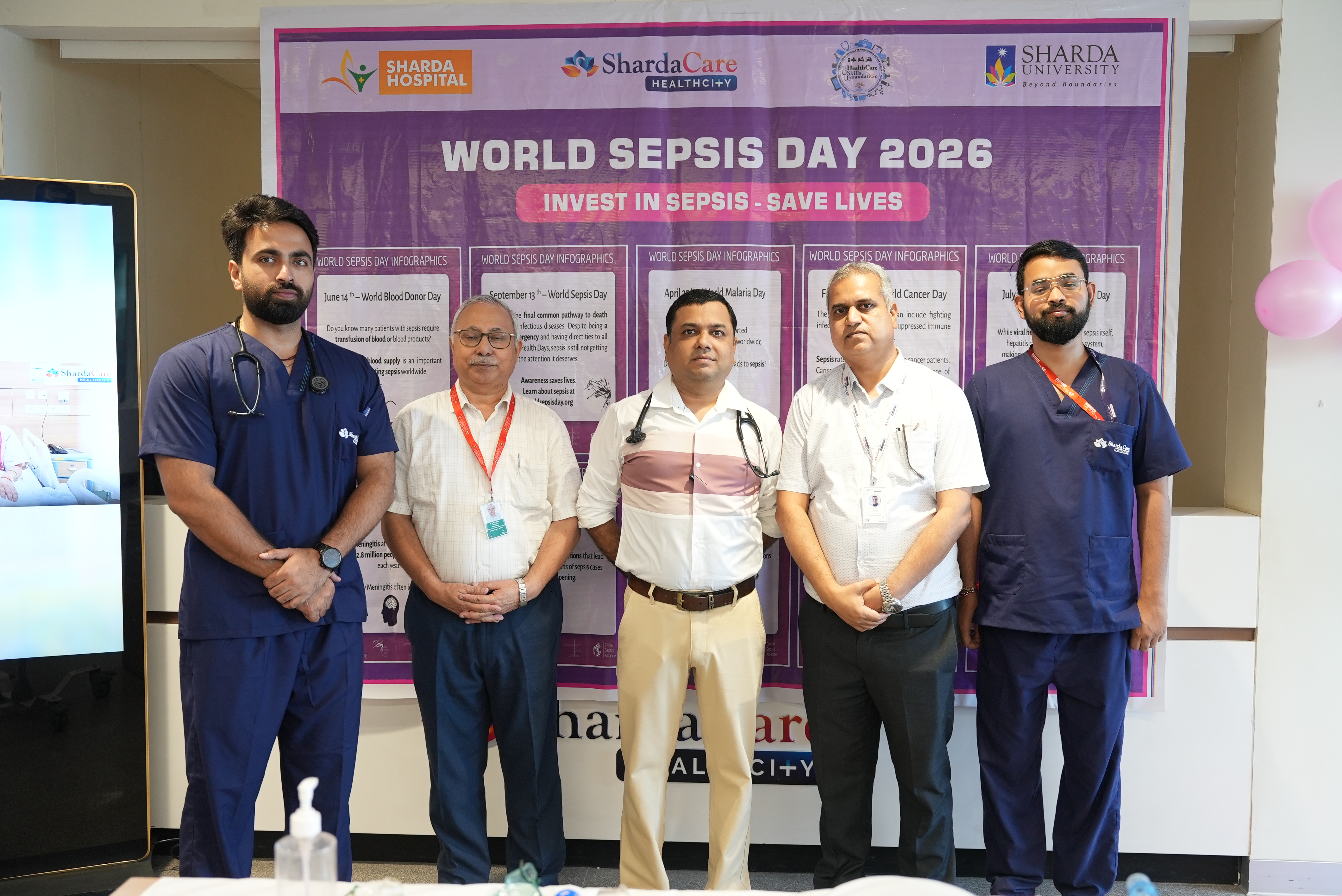 On World Sepsis Day, ShardaCare - Healthcity conducted the Sepsis Life Savers Skills Course