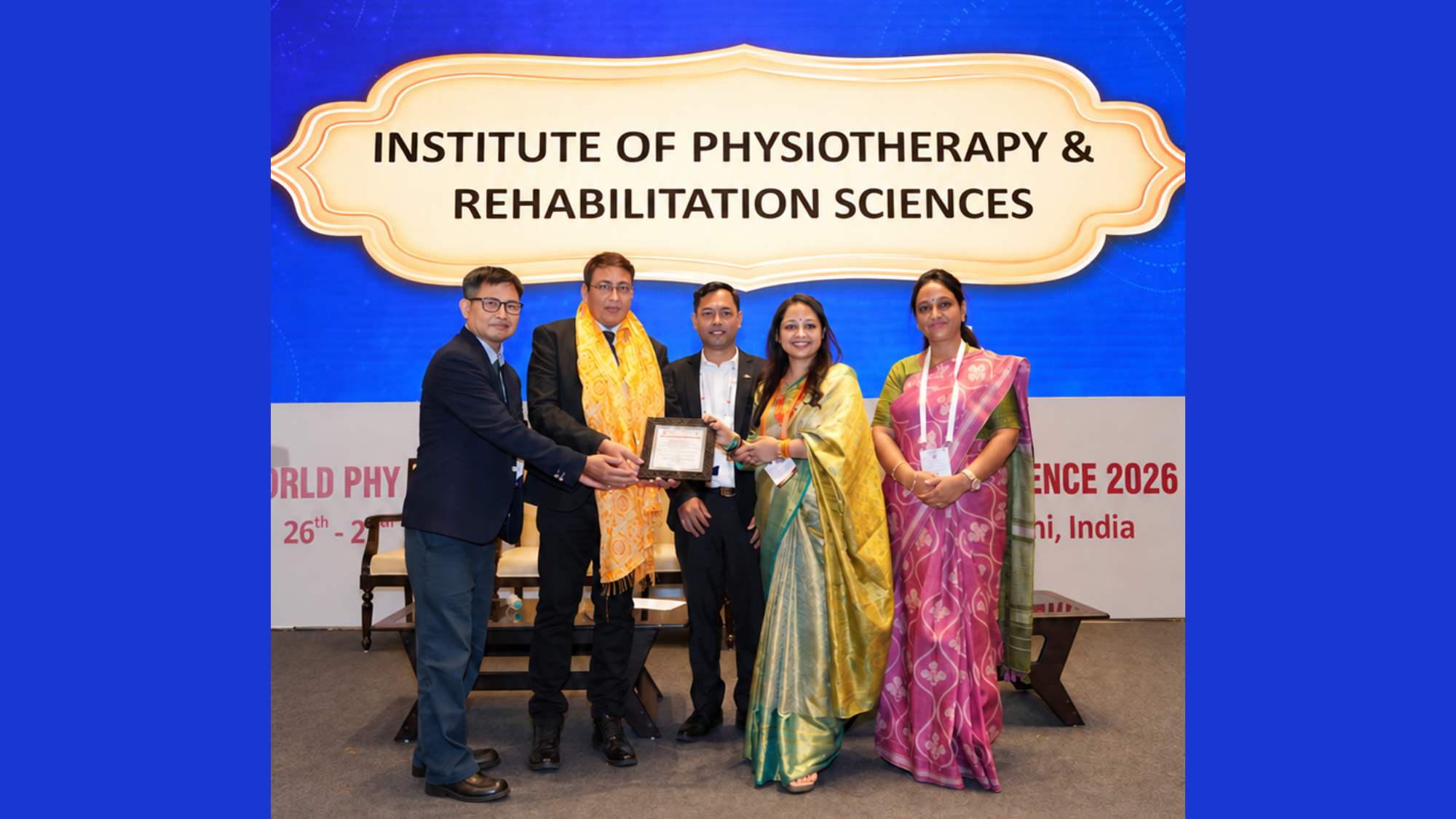 A proud moment for ShardaCare - Healthcity at the World Physiotherapy Asia Western Pacific Regional Conference 2026 held at Yashobhoomi, Delhi.