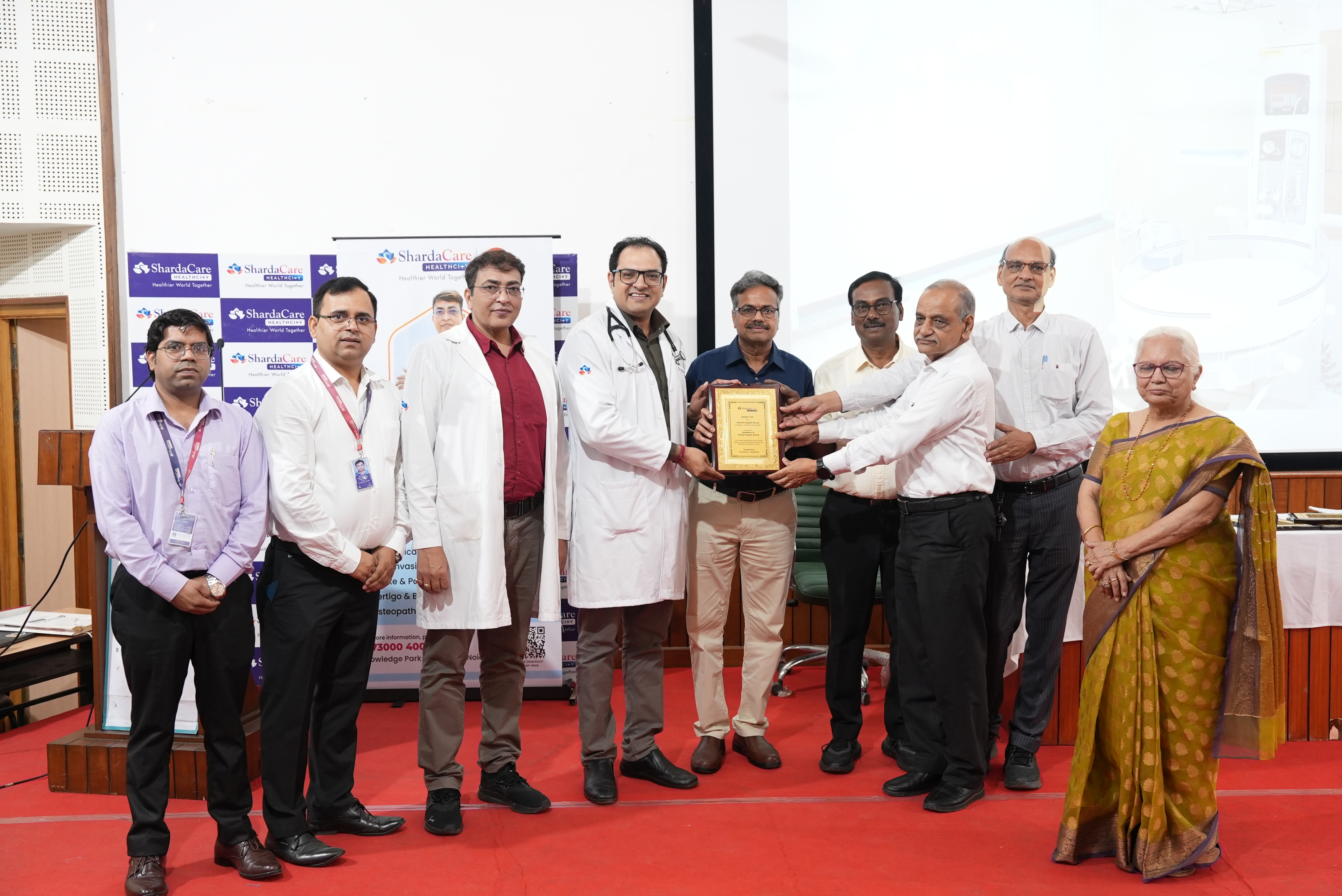 We are Pleased to Share Glimpses of the Health Talk Organised by ShardaCare - Healthcity