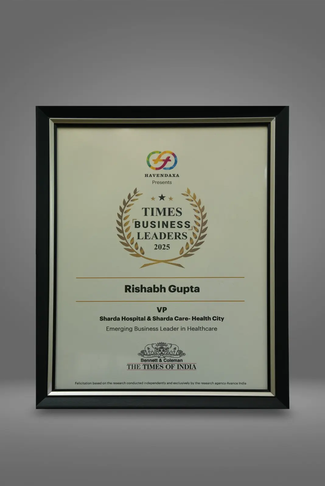 Times Network, Young Achievers Award in Healthcare 2025